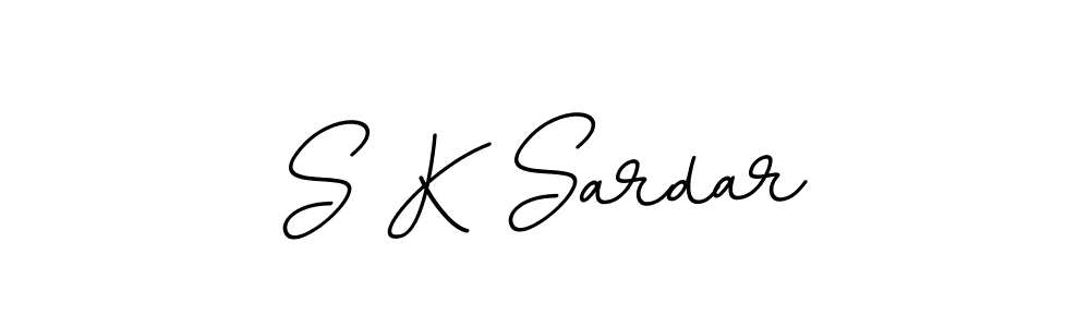 You should practise on your own different ways (BallpointsItalic-DORy9) to write your name (S K Sardar) in signature. don't let someone else do it for you. S K Sardar signature style 11 images and pictures png