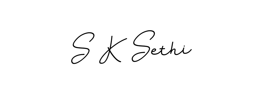 S K Sethi stylish signature style. Best Handwritten Sign (BallpointsItalic-DORy9) for my name. Handwritten Signature Collection Ideas for my name S K Sethi. S K Sethi signature style 11 images and pictures png