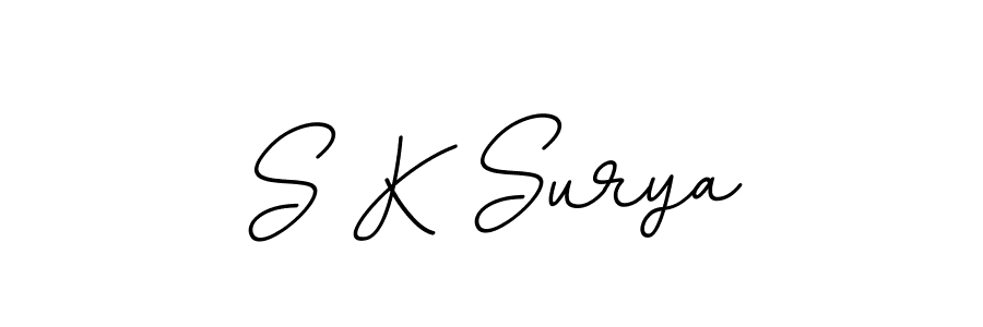 BallpointsItalic-DORy9 is a professional signature style that is perfect for those who want to add a touch of class to their signature. It is also a great choice for those who want to make their signature more unique. Get S K Surya name to fancy signature for free. S K Surya signature style 11 images and pictures png
