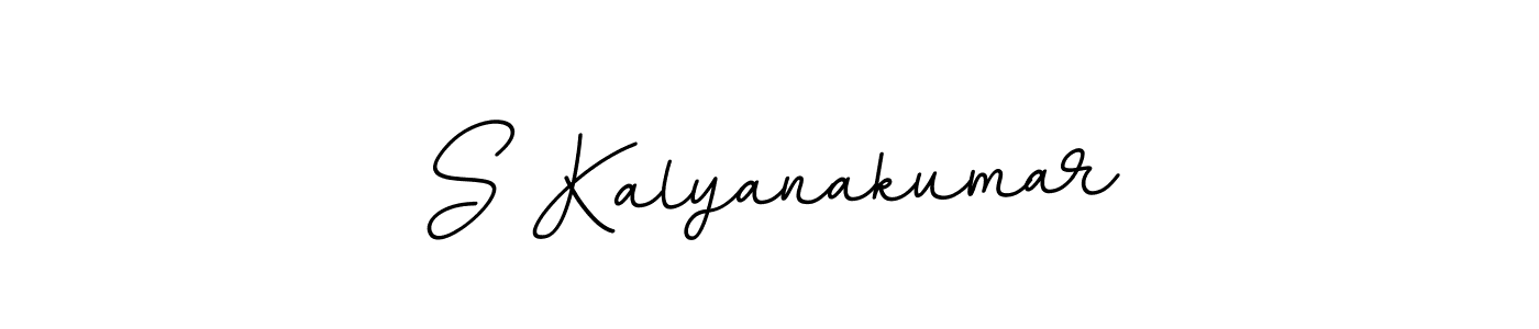 How to make S Kalyanakumar name signature. Use BallpointsItalic-DORy9 style for creating short signs online. This is the latest handwritten sign. S Kalyanakumar signature style 11 images and pictures png