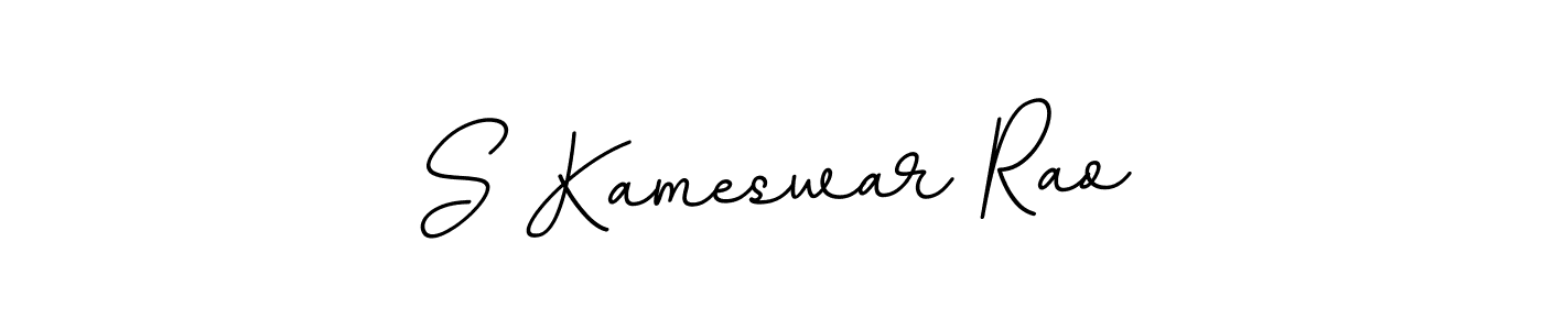 Make a beautiful signature design for name S Kameswar Rao. With this signature (BallpointsItalic-DORy9) style, you can create a handwritten signature for free. S Kameswar Rao signature style 11 images and pictures png