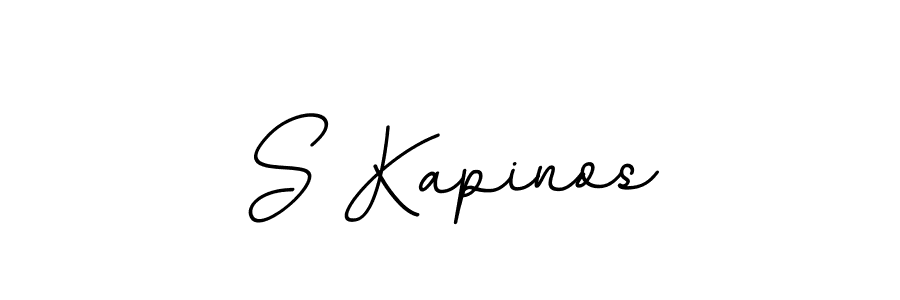 BallpointsItalic-DORy9 is a professional signature style that is perfect for those who want to add a touch of class to their signature. It is also a great choice for those who want to make their signature more unique. Get S Kapinos name to fancy signature for free. S Kapinos signature style 11 images and pictures png