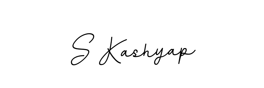 How to make S Kashyap name signature. Use BallpointsItalic-DORy9 style for creating short signs online. This is the latest handwritten sign. S Kashyap signature style 11 images and pictures png