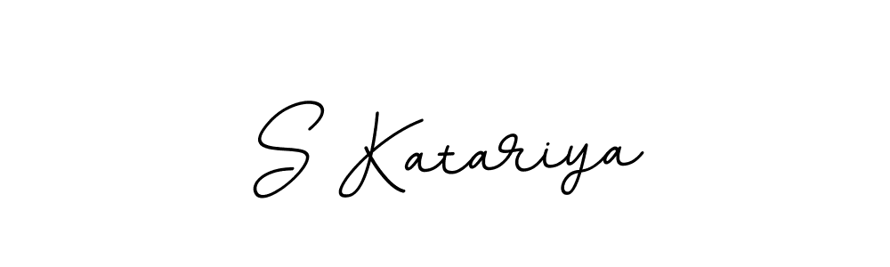 S Katariya stylish signature style. Best Handwritten Sign (BallpointsItalic-DORy9) for my name. Handwritten Signature Collection Ideas for my name S Katariya. S Katariya signature style 11 images and pictures png