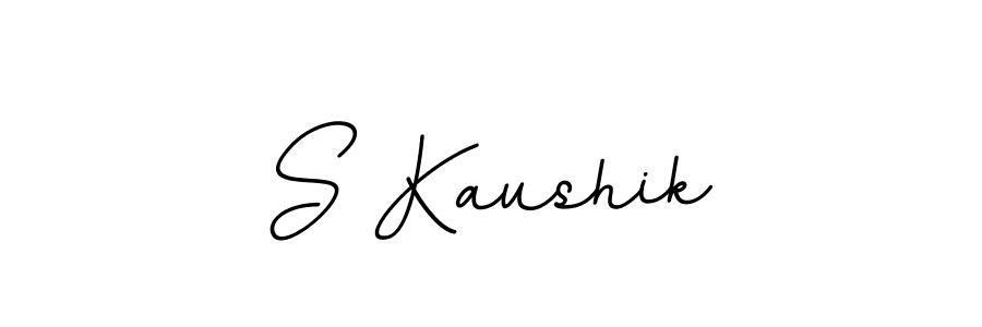 This is the best signature style for the S Kaushik name. Also you like these signature font (BallpointsItalic-DORy9). Mix name signature. S Kaushik signature style 11 images and pictures png