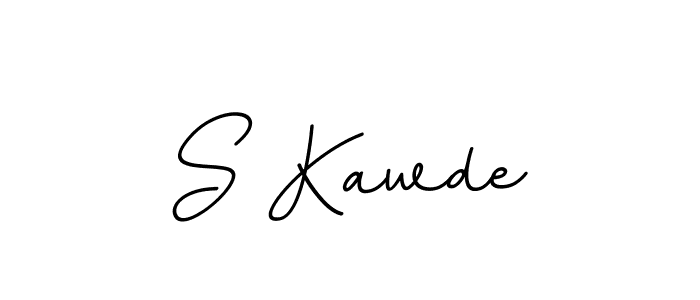 Design your own signature with our free online signature maker. With this signature software, you can create a handwritten (BallpointsItalic-DORy9) signature for name S Kawde. S Kawde signature style 11 images and pictures png