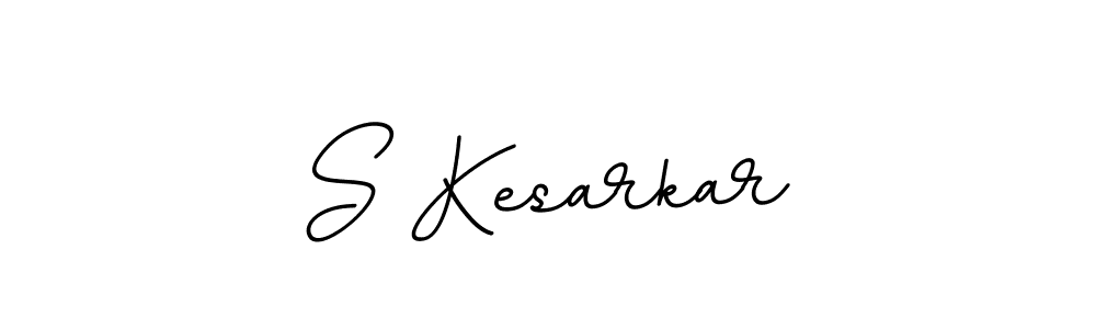 The best way (BallpointsItalic-DORy9) to make a short signature is to pick only two or three words in your name. The name S Kesarkar include a total of six letters. For converting this name. S Kesarkar signature style 11 images and pictures png