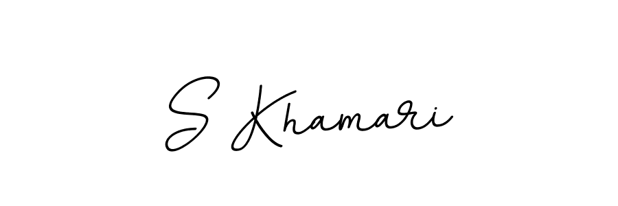 How to make S Khamari signature? BallpointsItalic-DORy9 is a professional autograph style. Create handwritten signature for S Khamari name. S Khamari signature style 11 images and pictures png