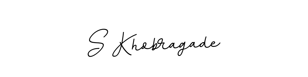 The best way (BallpointsItalic-DORy9) to make a short signature is to pick only two or three words in your name. The name S Khobragade include a total of six letters. For converting this name. S Khobragade signature style 11 images and pictures png