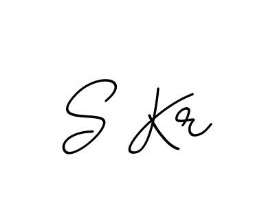 Use a signature maker to create a handwritten signature online. With this signature software, you can design (BallpointsItalic-DORy9) your own signature for name S Kr. S Kr signature style 11 images and pictures png