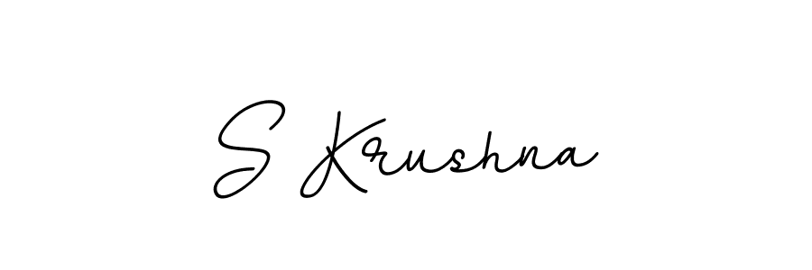 It looks lik you need a new signature style for name S Krushna. Design unique handwritten (BallpointsItalic-DORy9) signature with our free signature maker in just a few clicks. S Krushna signature style 11 images and pictures png