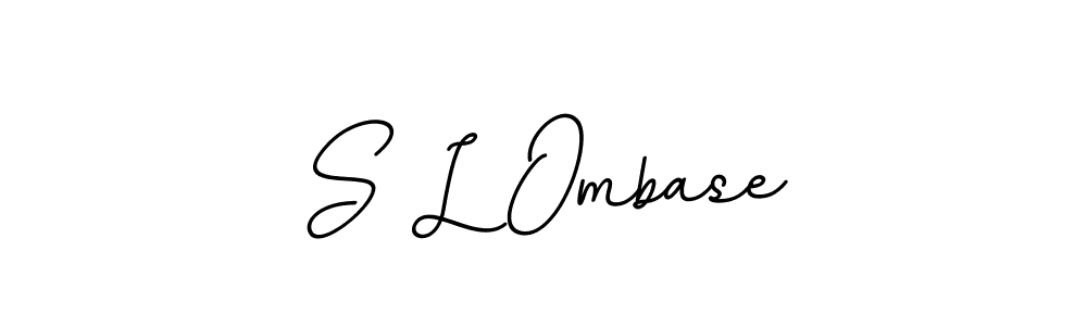 Also we have S L Ombase name is the best signature style. Create professional handwritten signature collection using BallpointsItalic-DORy9 autograph style. S L Ombase signature style 11 images and pictures png