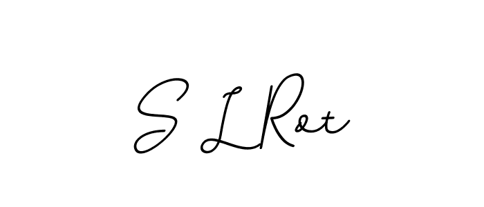 S L Rot stylish signature style. Best Handwritten Sign (BallpointsItalic-DORy9) for my name. Handwritten Signature Collection Ideas for my name S L Rot. S L Rot signature style 11 images and pictures png