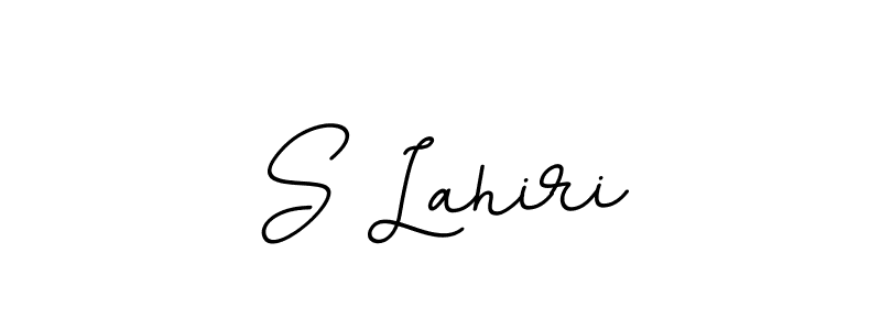 Create a beautiful signature design for name S Lahiri. With this signature (BallpointsItalic-DORy9) fonts, you can make a handwritten signature for free. S Lahiri signature style 11 images and pictures png