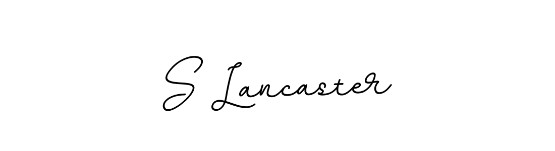 Create a beautiful signature design for name S Lancaster. With this signature (BallpointsItalic-DORy9) fonts, you can make a handwritten signature for free. S Lancaster signature style 11 images and pictures png