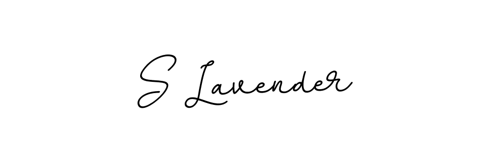The best way (BallpointsItalic-DORy9) to make a short signature is to pick only two or three words in your name. The name S Lavender include a total of six letters. For converting this name. S Lavender signature style 11 images and pictures png