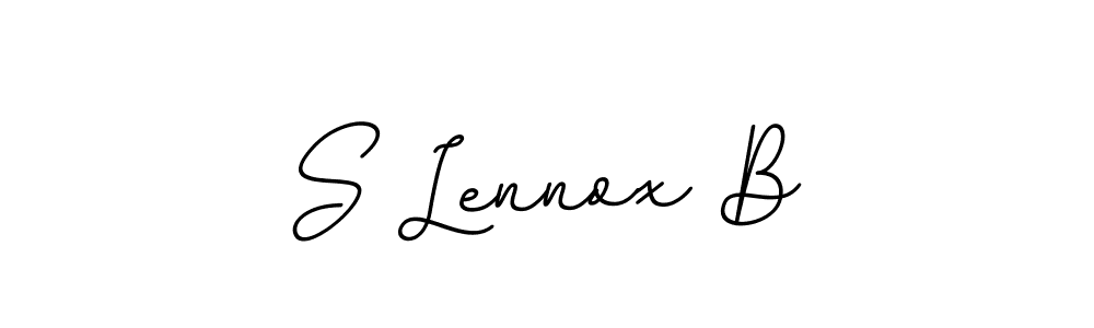 Make a beautiful signature design for name S Lennox B. With this signature (BallpointsItalic-DORy9) style, you can create a handwritten signature for free. S Lennox B signature style 11 images and pictures png