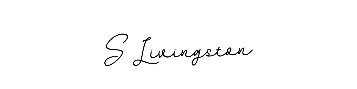 Also we have S Livingston name is the best signature style. Create professional handwritten signature collection using BallpointsItalic-DORy9 autograph style. S Livingston signature style 11 images and pictures png