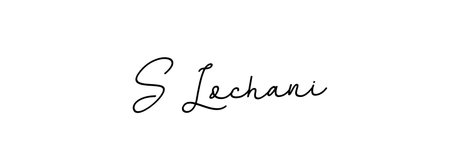 Make a beautiful signature design for name S Lochani. With this signature (BallpointsItalic-DORy9) style, you can create a handwritten signature for free. S Lochani signature style 11 images and pictures png