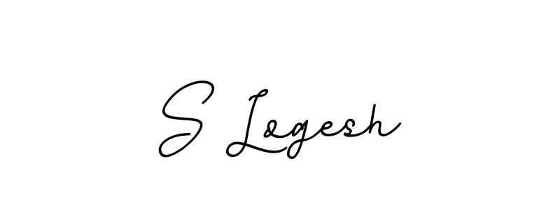 The best way (BallpointsItalic-DORy9) to make a short signature is to pick only two or three words in your name. The name S Logesh include a total of six letters. For converting this name. S Logesh signature style 11 images and pictures png