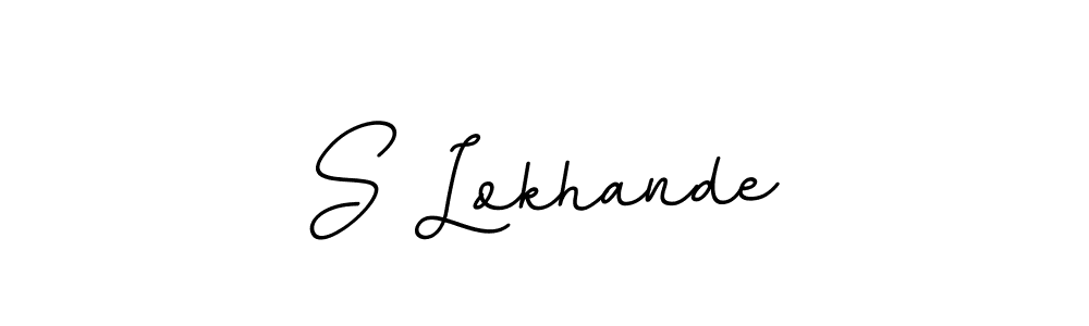 Make a beautiful signature design for name S Lokhande. Use this online signature maker to create a handwritten signature for free. S Lokhande signature style 11 images and pictures png