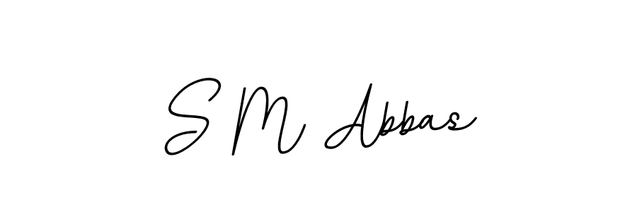 S M Abbas stylish signature style. Best Handwritten Sign (BallpointsItalic-DORy9) for my name. Handwritten Signature Collection Ideas for my name S M Abbas. S M Abbas signature style 11 images and pictures png