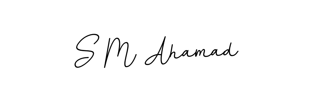 Also we have S M Ahamad name is the best signature style. Create professional handwritten signature collection using BallpointsItalic-DORy9 autograph style. S M Ahamad signature style 11 images and pictures png
