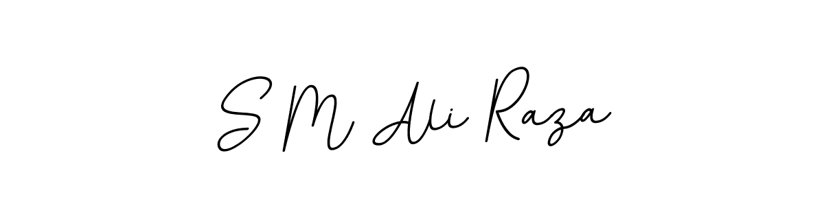 Design your own signature with our free online signature maker. With this signature software, you can create a handwritten (BallpointsItalic-DORy9) signature for name S M Ali Raza. S M Ali Raza signature style 11 images and pictures png