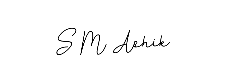 Similarly BallpointsItalic-DORy9 is the best handwritten signature design. Signature creator online .You can use it as an online autograph creator for name S M Ashik. S M Ashik signature style 11 images and pictures png