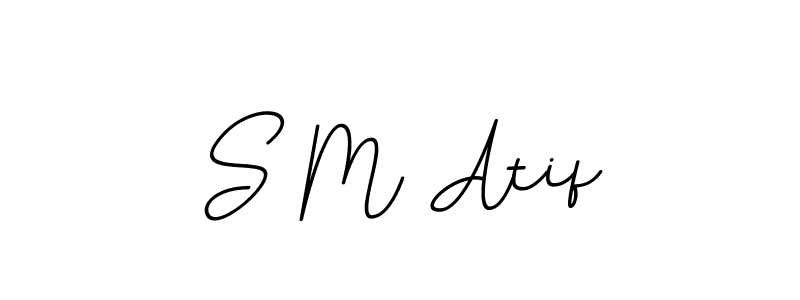 It looks lik you need a new signature style for name S M Atif. Design unique handwritten (BallpointsItalic-DORy9) signature with our free signature maker in just a few clicks. S M Atif signature style 11 images and pictures png