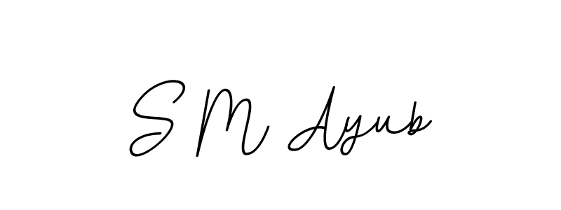 Also we have S M Ayub name is the best signature style. Create professional handwritten signature collection using BallpointsItalic-DORy9 autograph style. S M Ayub signature style 11 images and pictures png