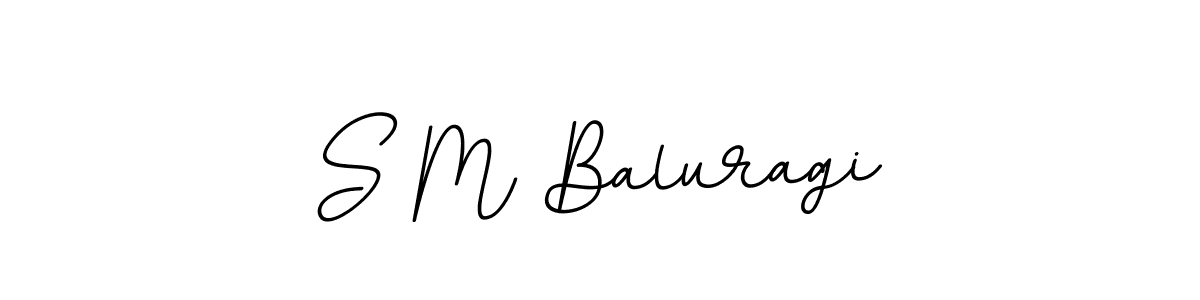 BallpointsItalic-DORy9 is a professional signature style that is perfect for those who want to add a touch of class to their signature. It is also a great choice for those who want to make their signature more unique. Get S M Baluragi name to fancy signature for free. S M Baluragi signature style 11 images and pictures png