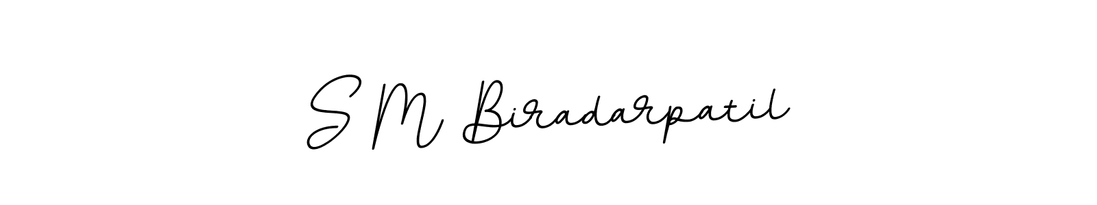 The best way (BallpointsItalic-DORy9) to make a short signature is to pick only two or three words in your name. The name S M Biradarpatil include a total of six letters. For converting this name. S M Biradarpatil signature style 11 images and pictures png