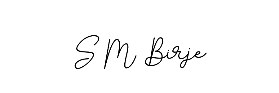 How to make S M Birje signature? BallpointsItalic-DORy9 is a professional autograph style. Create handwritten signature for S M Birje name. S M Birje signature style 11 images and pictures png