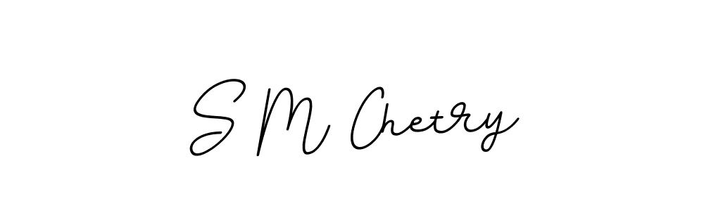 if you are searching for the best signature style for your name S M Chetry. so please give up your signature search. here we have designed multiple signature styles  using BallpointsItalic-DORy9. S M Chetry signature style 11 images and pictures png