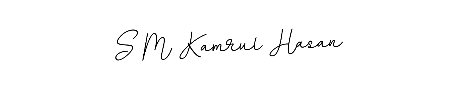 You should practise on your own different ways (BallpointsItalic-DORy9) to write your name (S M Kamrul Hasan) in signature. don't let someone else do it for you. S M Kamrul Hasan signature style 11 images and pictures png