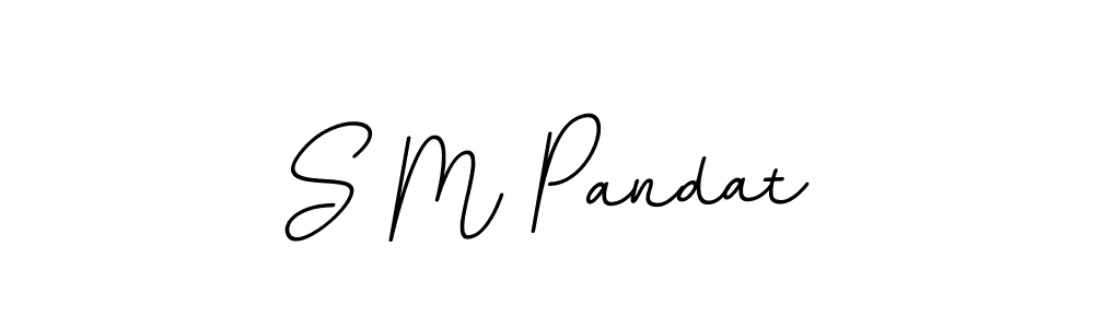 Use a signature maker to create a handwritten signature online. With this signature software, you can design (BallpointsItalic-DORy9) your own signature for name S M Pandat. S M Pandat signature style 11 images and pictures png