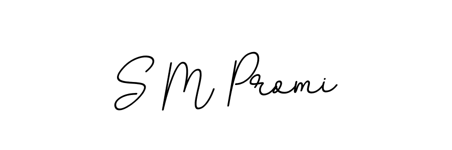 The best way (BallpointsItalic-DORy9) to make a short signature is to pick only two or three words in your name. The name S M Promi include a total of six letters. For converting this name. S M Promi signature style 11 images and pictures png