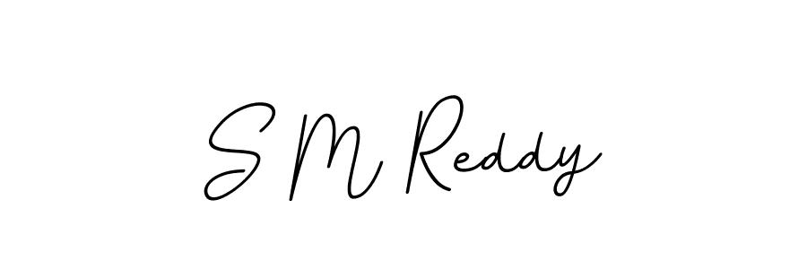 Use a signature maker to create a handwritten signature online. With this signature software, you can design (BallpointsItalic-DORy9) your own signature for name S M Reddy. S M Reddy signature style 11 images and pictures png