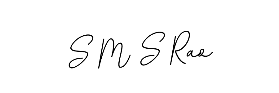 You should practise on your own different ways (BallpointsItalic-DORy9) to write your name (S M S Rao) in signature. don't let someone else do it for you. S M S Rao signature style 11 images and pictures png
