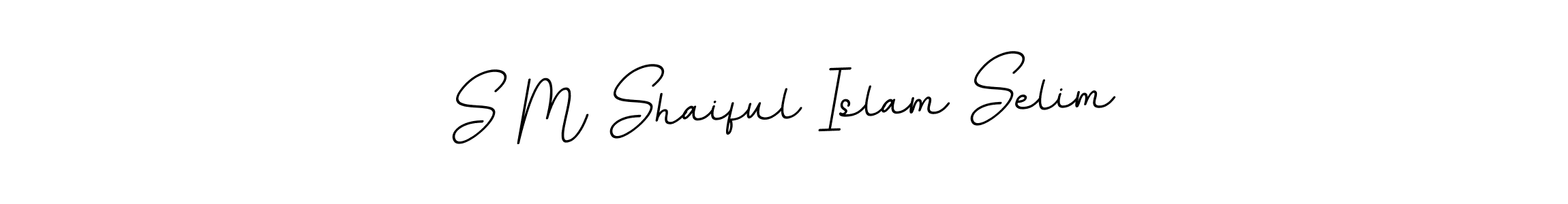 Also we have S M Shaiful Islam Selim name is the best signature style. Create professional handwritten signature collection using BallpointsItalic-DORy9 autograph style. S M Shaiful Islam Selim signature style 11 images and pictures png