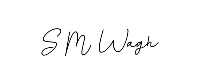 This is the best signature style for the S M Wagh name. Also you like these signature font (BallpointsItalic-DORy9). Mix name signature. S M Wagh signature style 11 images and pictures png