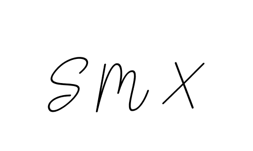 Create a beautiful signature design for name S M X. With this signature (BallpointsItalic-DORy9) fonts, you can make a handwritten signature for free. S M X signature style 11 images and pictures png