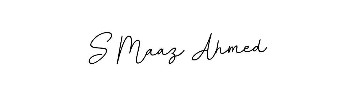 Also You can easily find your signature by using the search form. We will create S Maaz Ahmed name handwritten signature images for you free of cost using BallpointsItalic-DORy9 sign style. S Maaz Ahmed signature style 11 images and pictures png
