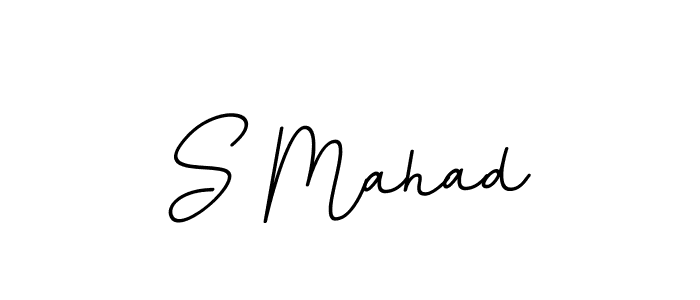 The best way (BallpointsItalic-DORy9) to make a short signature is to pick only two or three words in your name. The name S Mahad include a total of six letters. For converting this name. S Mahad signature style 11 images and pictures png