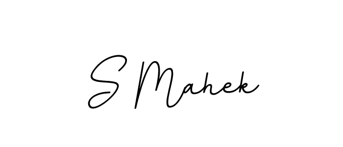 Use a signature maker to create a handwritten signature online. With this signature software, you can design (BallpointsItalic-DORy9) your own signature for name S Mahek. S Mahek signature style 11 images and pictures png