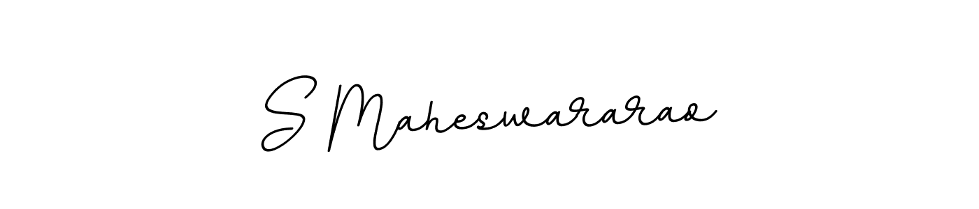 Design your own signature with our free online signature maker. With this signature software, you can create a handwritten (BallpointsItalic-DORy9) signature for name S Maheswararao. S Maheswararao signature style 11 images and pictures png