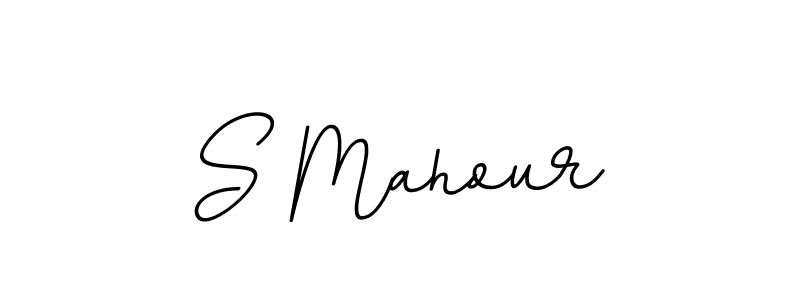 Make a beautiful signature design for name S Mahour. With this signature (BallpointsItalic-DORy9) style, you can create a handwritten signature for free. S Mahour signature style 11 images and pictures png