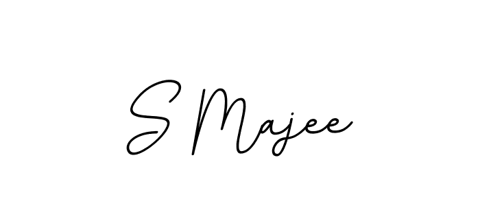 Create a beautiful signature design for name S Majee. With this signature (BallpointsItalic-DORy9) fonts, you can make a handwritten signature for free. S Majee signature style 11 images and pictures png