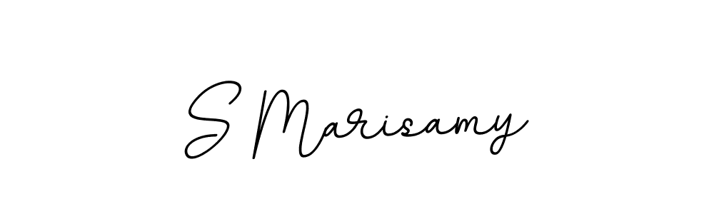 Design your own signature with our free online signature maker. With this signature software, you can create a handwritten (BallpointsItalic-DORy9) signature for name S Marisamy. S Marisamy signature style 11 images and pictures png